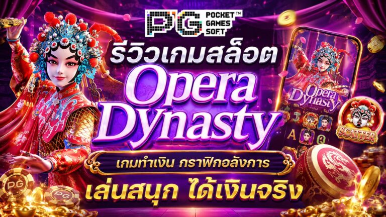 รีวิวเกมสล็อต Opera Dynasty เกมทำเงิน