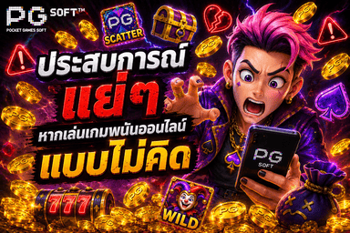 ประสบการณ์แย่ๆ หากเล่นเกมพนันออนไลน์แบบไม่คิด